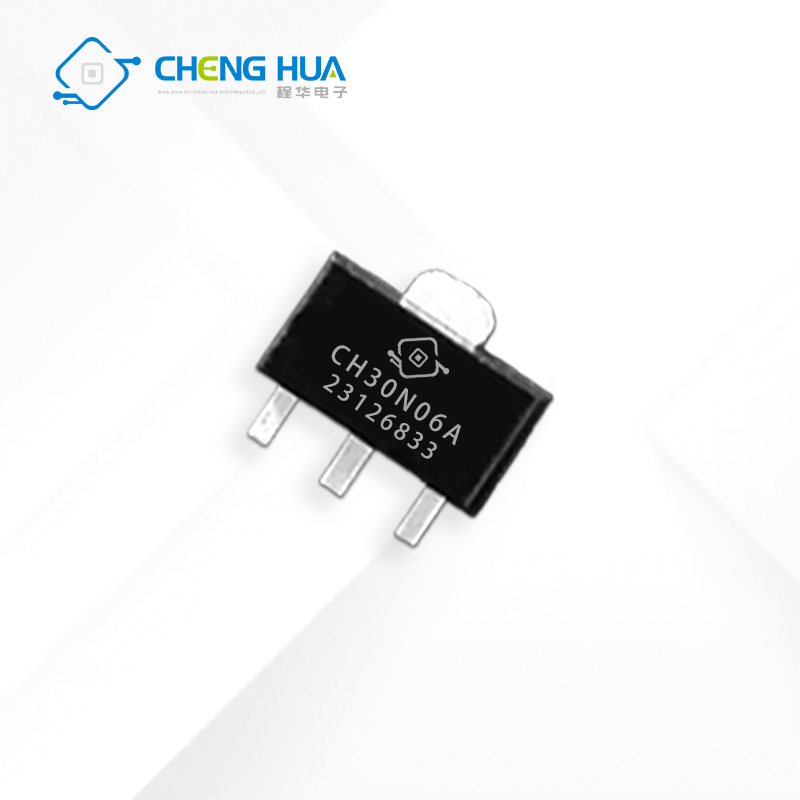 程华CH30N06A 30A 60V MOS管 SOT-89封装 N沟道贴片