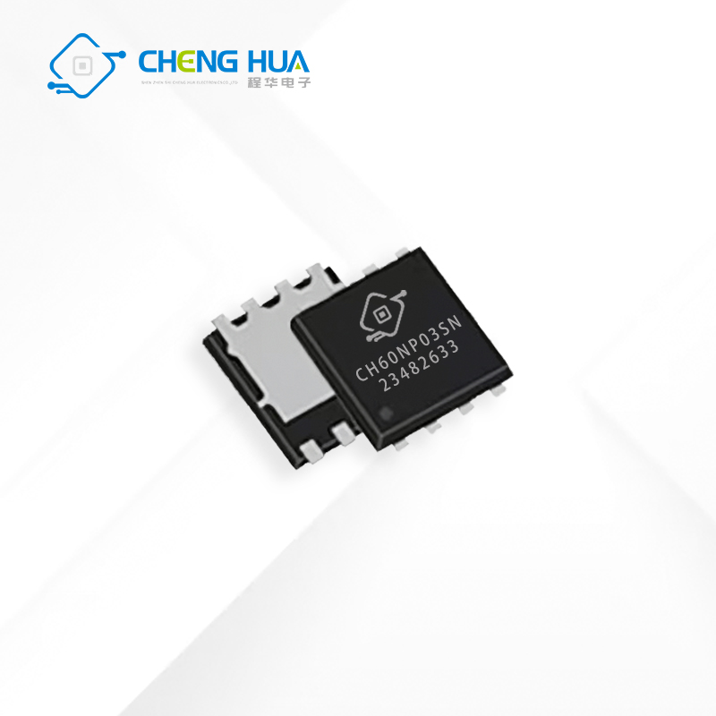 程华CH60NP03SN 30A 30V DFN3x3封装 N+P双沟道MOS管贴片 电机驱动应用方案