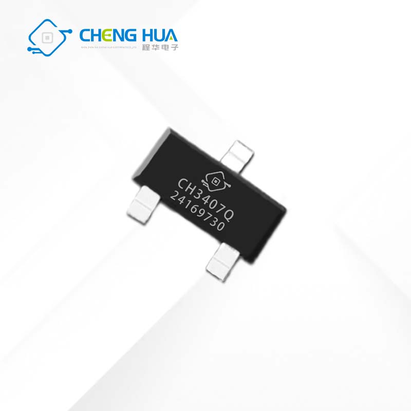 程华CH3407Q 贴片MOS管 -4.1A -30V SOT23-3L封装 P沟道场效应管